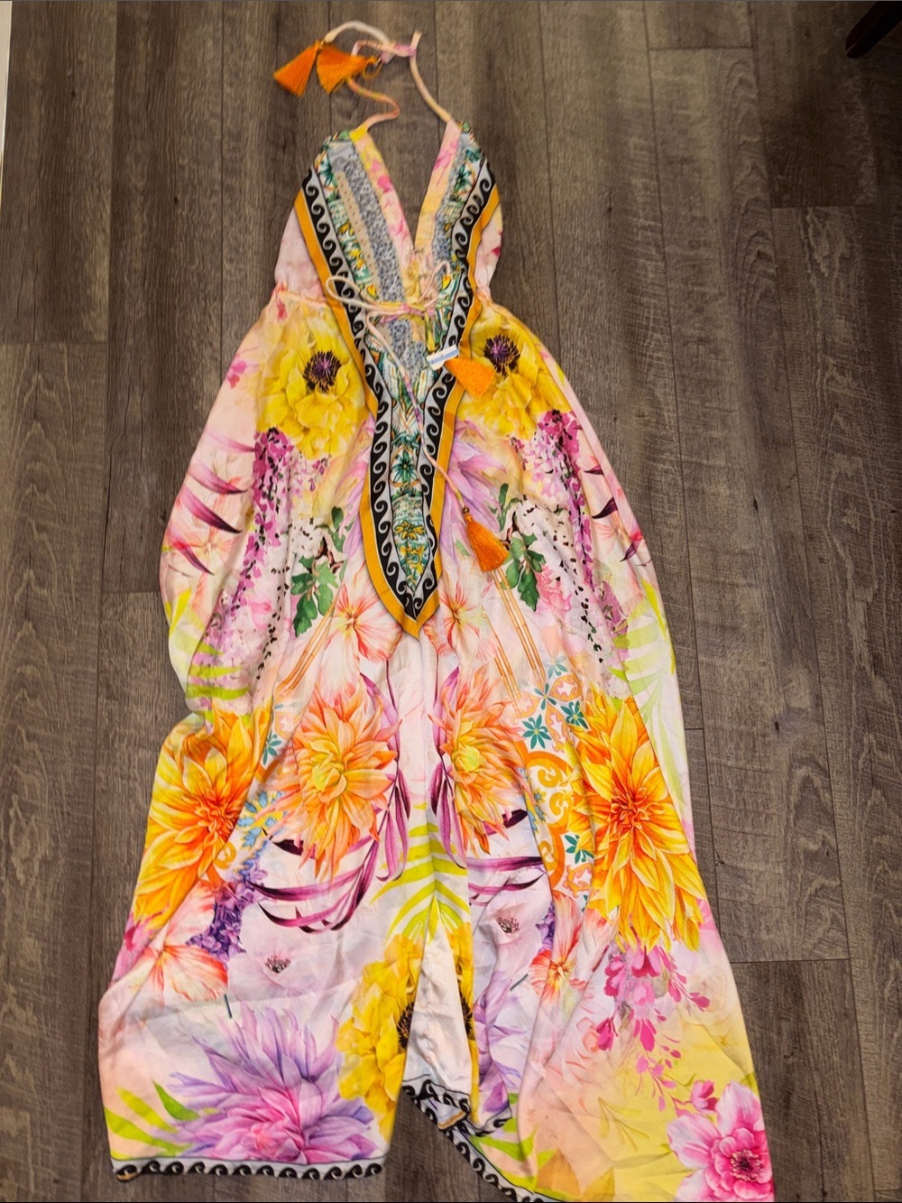 Renee’s Miami Floral Cover Up Halter Dress - Picture 5 of 5